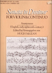 Sonata en Ré min. (English, early eighteenth-century)