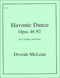 Dvorak - Slavonic Dance No. 2 for Two Violins (OAK)
