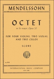 Octet in Eb Major, Op. 20 - Score