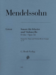 Mendelssohn - Cello Sonata in D major, Op. 58 (HEN) Mendelssohn - Cello Sonata in D major, Op. 58 (HEN)