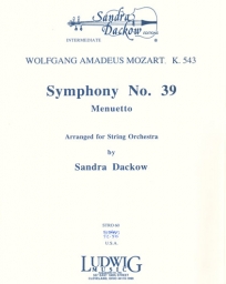 Mozart - Symphony No. 39, Menuetto