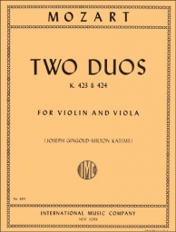 Mozart - Duets, KV 423, 424 for Violin and Viola (INT)