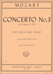 Concerto No.3 en Sol K216