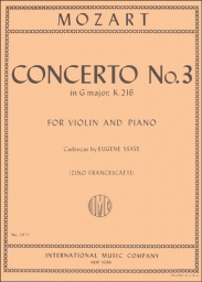 Concerto No.3 in G KV216