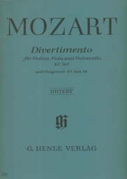 Mozart - Divertimento for Violin, Viola and Cello, K. 563 (HEN) Mozart - Divertimento for Violin, Viola and Cello, K. 563 (HEN)