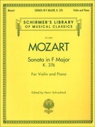Sonata in F Major K. 376 for Violin and Piano