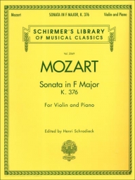 Mozart - Violin Sonata in F Major, K. 376 (SCHIR)