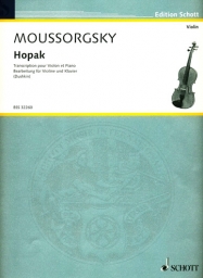 Hopak Trascription for Violin & Piano