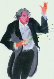 Notecard - "Conductor" by Mary Woodin