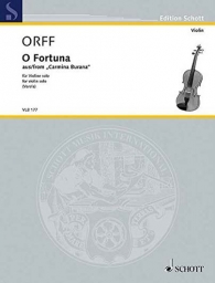 Orff - O Fortuna from Carmina Burana for Solo Violin (SCHOTT)