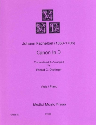 Pachelbel - Canon in D for Viola and Piano (MEDI)