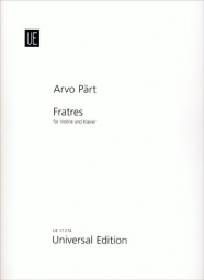 Pärt - Fratres For Violin & Keyboard (UE)