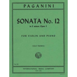 Sonata No.12 in E Minor Op.3 for Violin and Piano