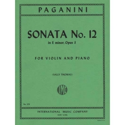 Paganini - Violin Sonata No. 12 in E Minor Op. 3 (INT)