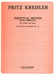 Paganini - Moto Perpetuo Op. 11 for Violin and Piano (FISCH)