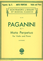 Moto Perpetuo, Op. 11 for Violin and Piano