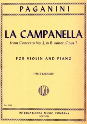 La Campanella from Concerto No.2 in B-, Op. 20