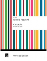 Paganini - Cantabile for Violin and Piano (UE)