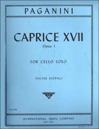 Caprice XVII, Op. 1 for Cello Solo