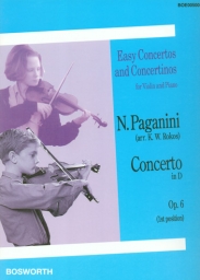 Paganini - Violin Concerto No. 1 Op. 6 (in 1st position) (BOS)
