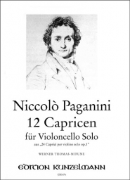 12 Capricen für Violoncello Solo