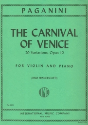 The Carnival  of Venice, Op.10, 20 Variations
