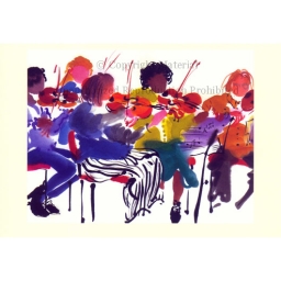 Carte  - "First Violins" par Mary Woodin