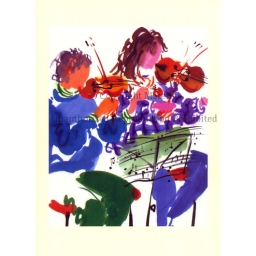 Notecard - "String Duet" by Mary Woodin