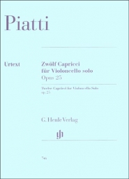 Piatti - 12 Caprices for Solo Cello, Op. 25 (HEN)
