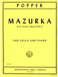 Mazurka in G minor, Op. 11, No. 3 for Cello and Piano