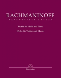 Rachmaninoff - Works for Violin and Piano (BAR)
