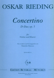 Rieding - Concertino in D Major, Op. 5 for Violin and Piano