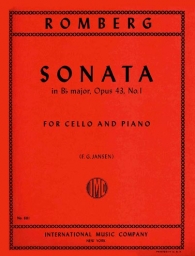 Romberg - Cello Sonata in B major, Op. 43 No. 1 (INT)