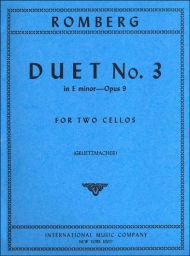 Romberg - Duet in E minor Op. 9 for Two Cellos (INT)