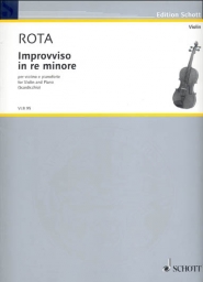 Rota - Improvviso in D minor for Violin and Piano (SCHOTT)