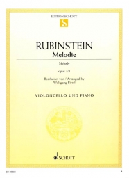 Melodie opus 3/1 Violoncello und Piano