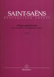 Allegro Appassionato for cello with piano accompaniment