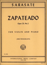 Zapateado Op.23 No.2 for Violin and Piano