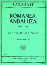 Romanza Andaluza Op.22 No.1 for Violin and Piano