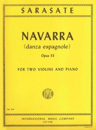 Sarasate - Navarra Op. 33 for 2 Violins and Piano (INT)