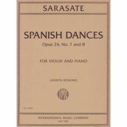Spanish Dances Op.26, No.7 and 8 for violin and piano