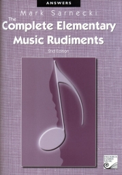 The Complete Elementary Music Rudiments - Answer Book