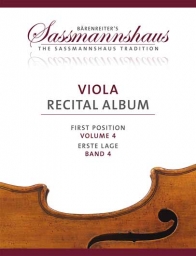 Viola Recital Album - First Position - Vol 4