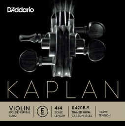 Corde Kaplan Golden Spiral Solo MI pour violon, à boucle - Fort Corde Kaplan Golden Spiral Solo MI pour violon, à boucle - Fort
