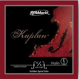 Cuerda Kaplan Golden Spiral Solo Violín MI, lazo - medium - 4/4