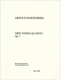 Schöenberg - First String Quartet Op. 7 - Score (BELM)