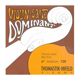 Dominant Violin Aluminum D String - medium - 4/4 - Straight