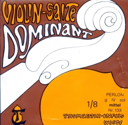 Dominant Violin G String - medium - 1/8