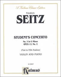 Concerto No.3 in G- Op.12 (First to Fifth Position)