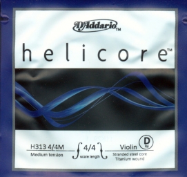 Cuerda Re Violín Helicore - medium (Straight) - 4/4